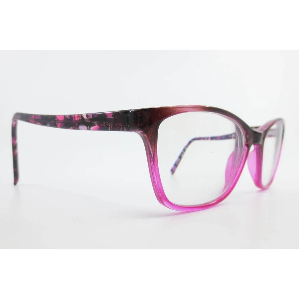 Ideal Optics Beth Eyeglasses Pink Purple Gradient Cat Eye Frames 57-16-145 36727